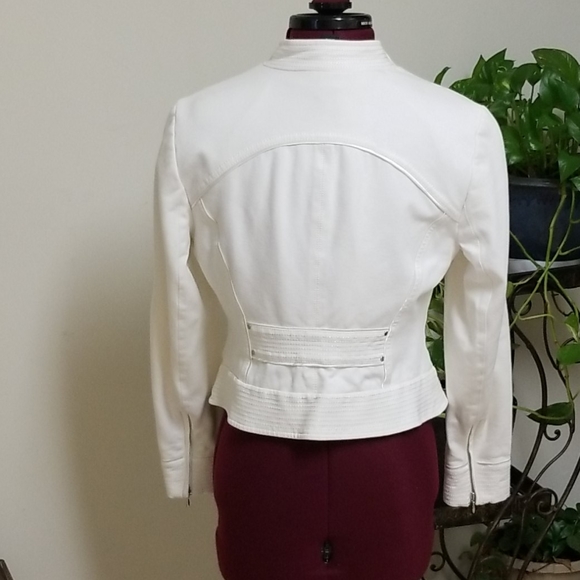 White/Black Women's Jacket Size 8 - Picture 5 of 9